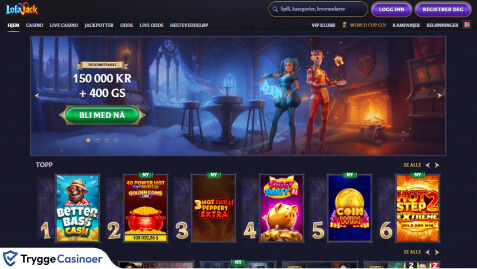 lolajack casino lobby