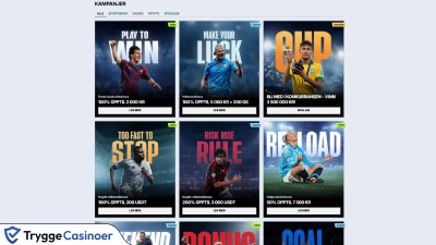 zoccer casino – bonuser og kampanjer