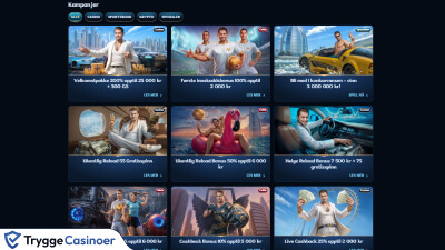 millioner casino – bonuser og kampanjer