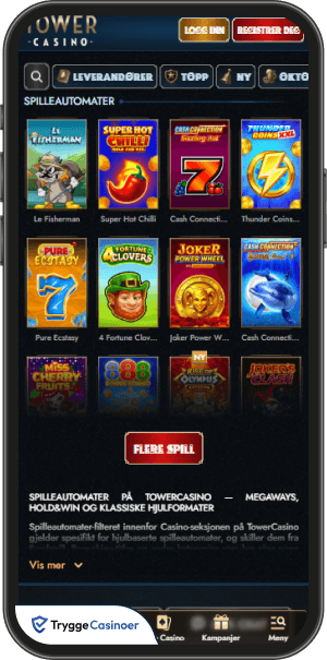 towercasino live-spill