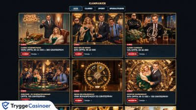 towercasino – bonuser og kampanjer